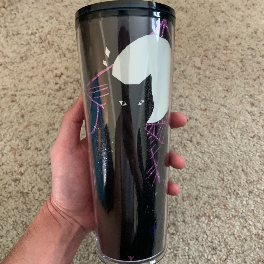 2021 Halloween Starbucks Black Cat Tumbler
